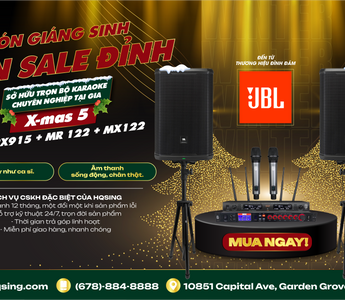 Nên mua dàn Karaoke gia đình nào cho không gian rộng?
