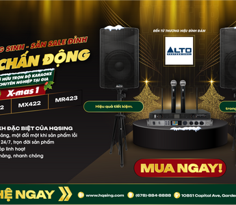 Set Karaoke X'mas #1 - Dàn Karaoke cho các buổi tiệc ấm cúng tại gia đình