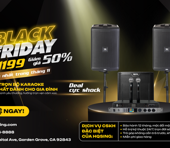 BLACK FRIDAY #4 - Dàn Karaoke của sự tinh tế và tiện lợi – HQsing