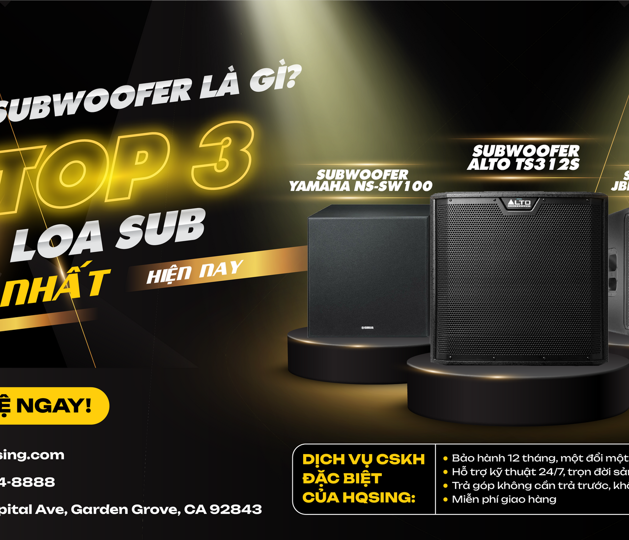 Loa Subwoofer là gì? Top 3 loa sub hay nhất hiện nay – HQsing