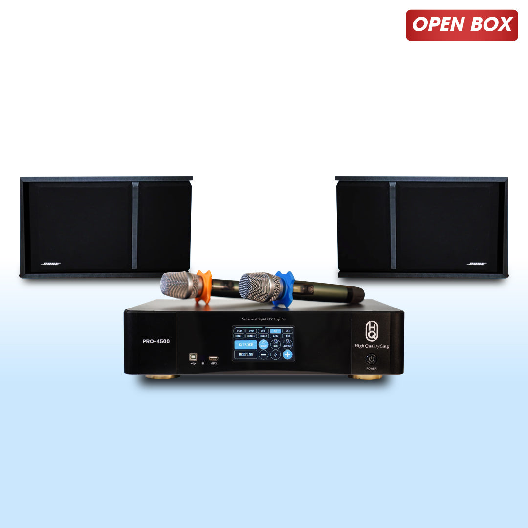 KARAOKE SET#10 OPEN BOX