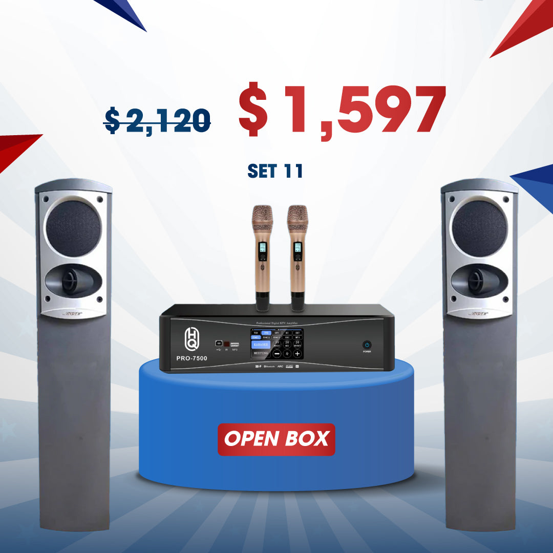 KARAOKE SET#11 OPEN BOX