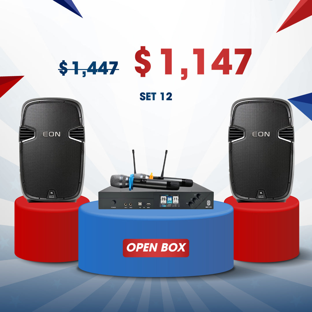 KARAOKE SET#12 OPEN BOX