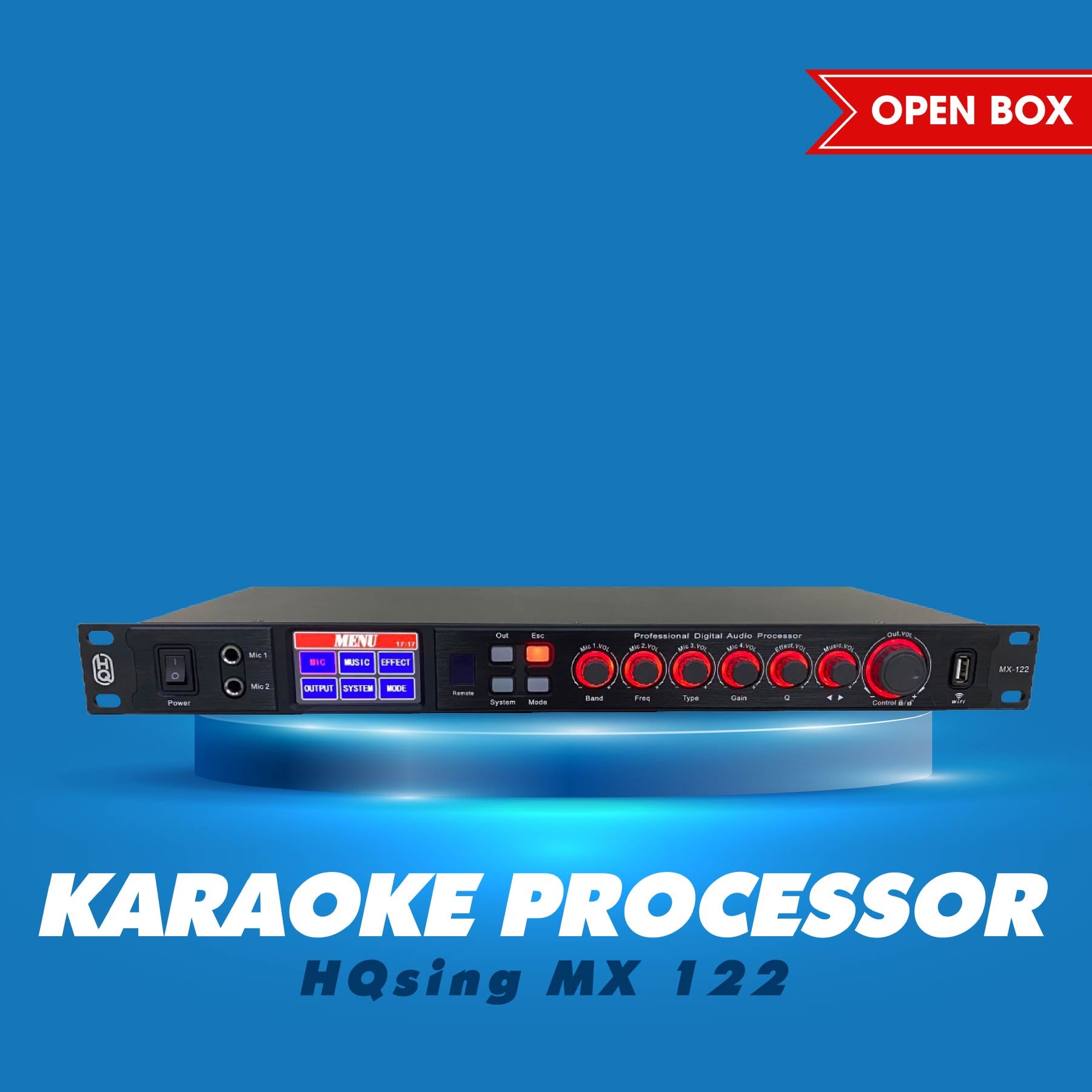 '' Karaoke Digital Processor MX122 '' -- OPEN BOX