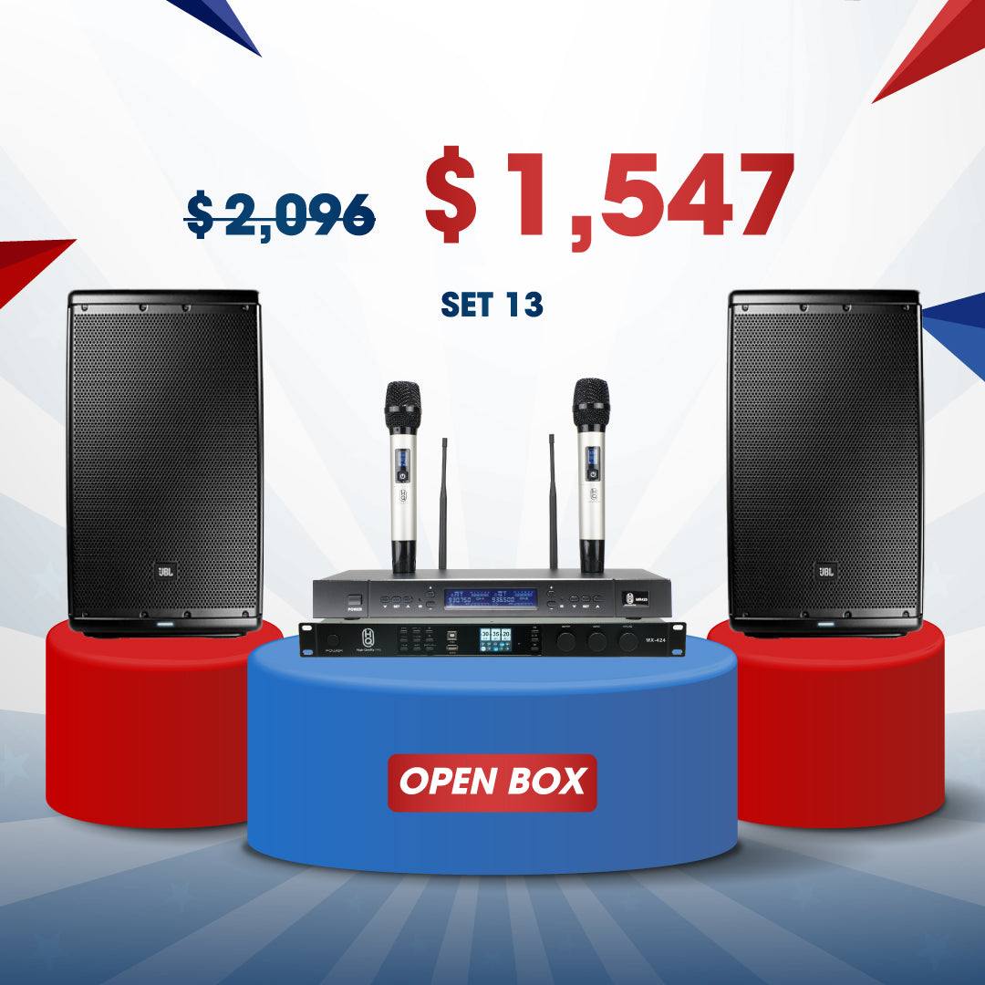 KARAOKE SET#13 OPEN BOX
