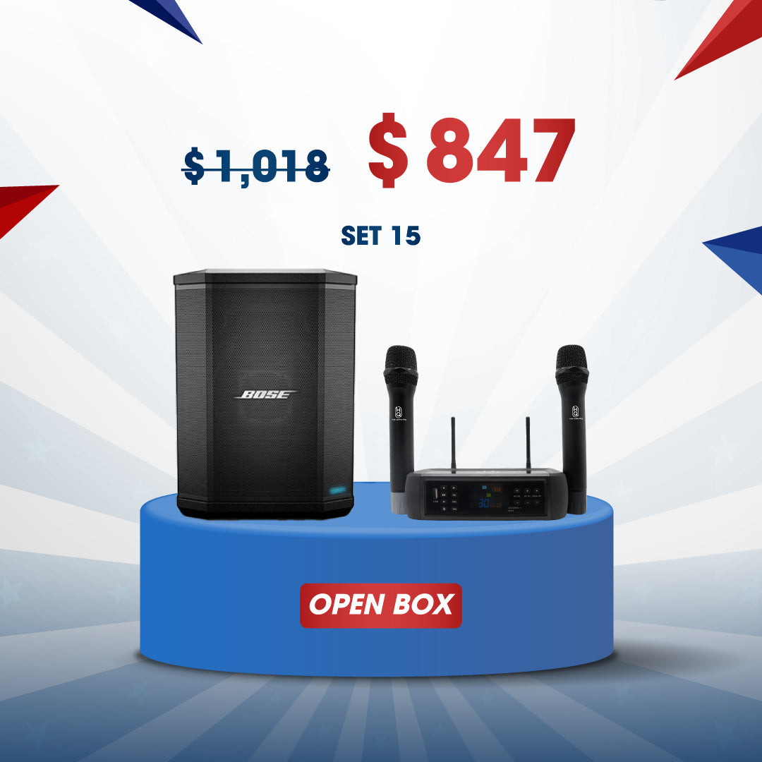 KARAOKE SET#15 OPEN BOX