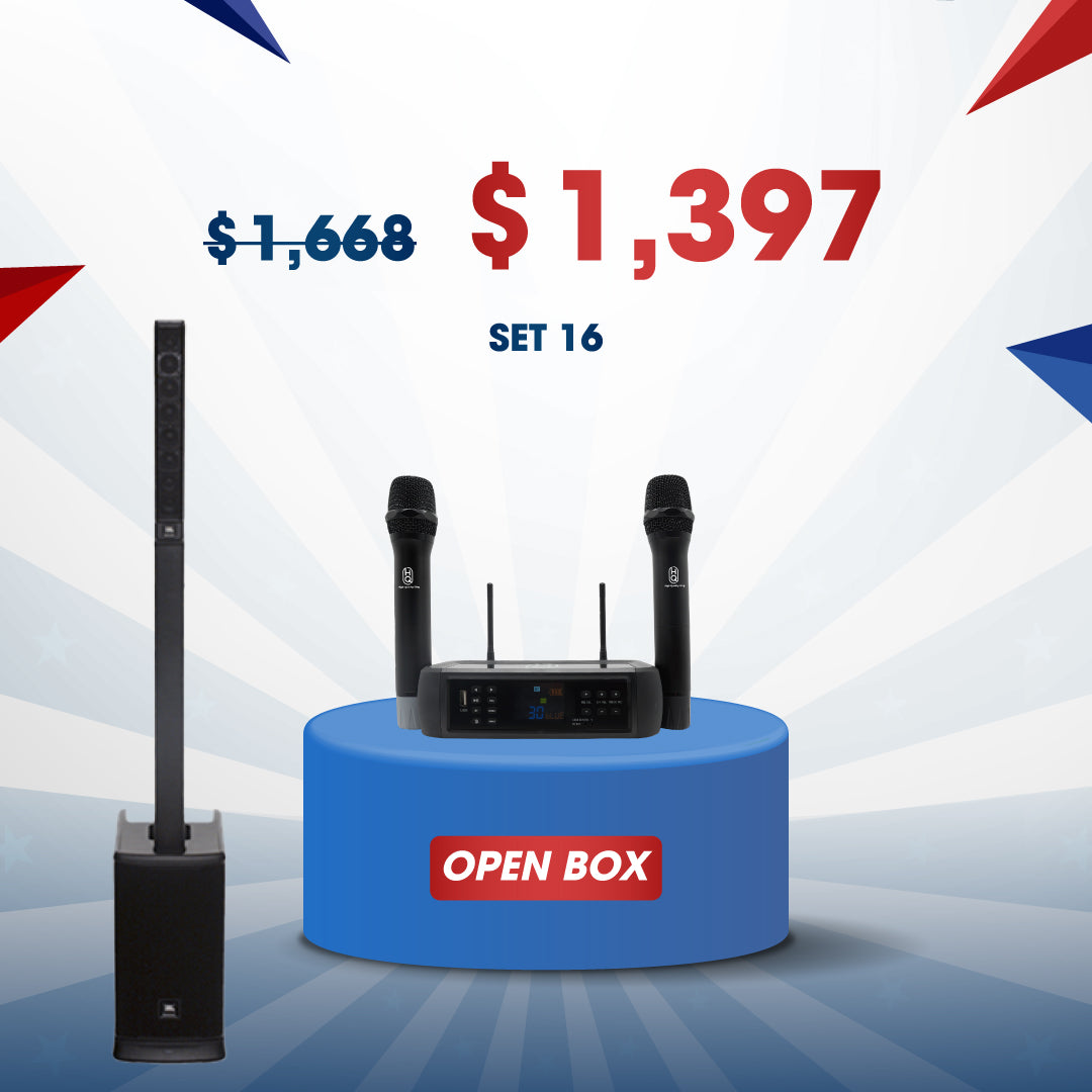 KARAOKE SET#16 OPEN BOX