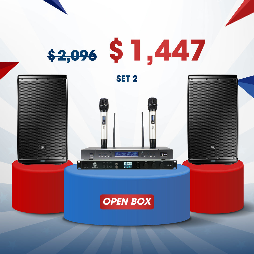 KARAOKE SET#2 OPEN BOX
