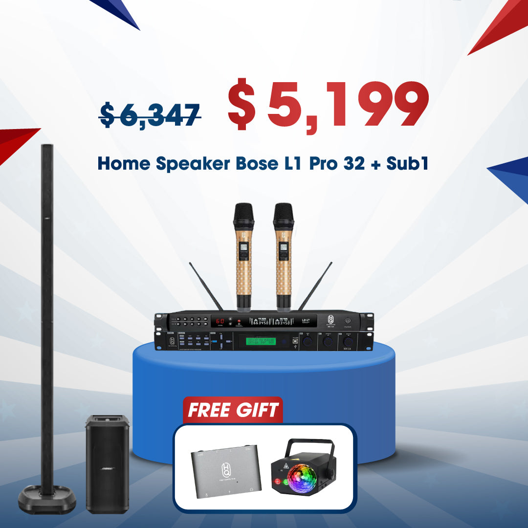 Karaoke Home HQsing Speaker Bose L1 Pro 32 + Sub1