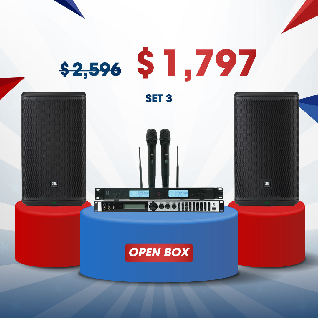 KARAOKE SET#3 OPEN BOX