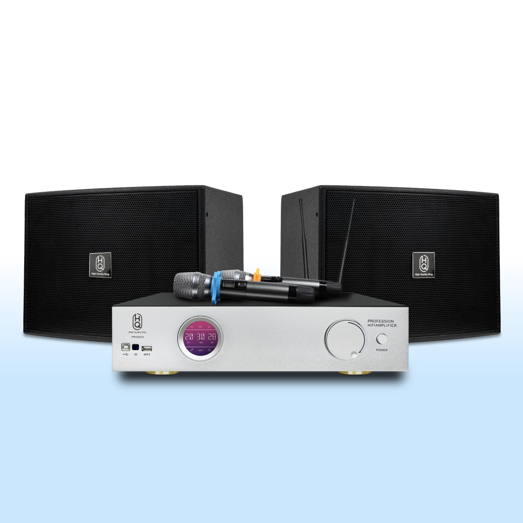 KARAOKE SET HOME HQSING PRO-5000 & SPEAKERS S310