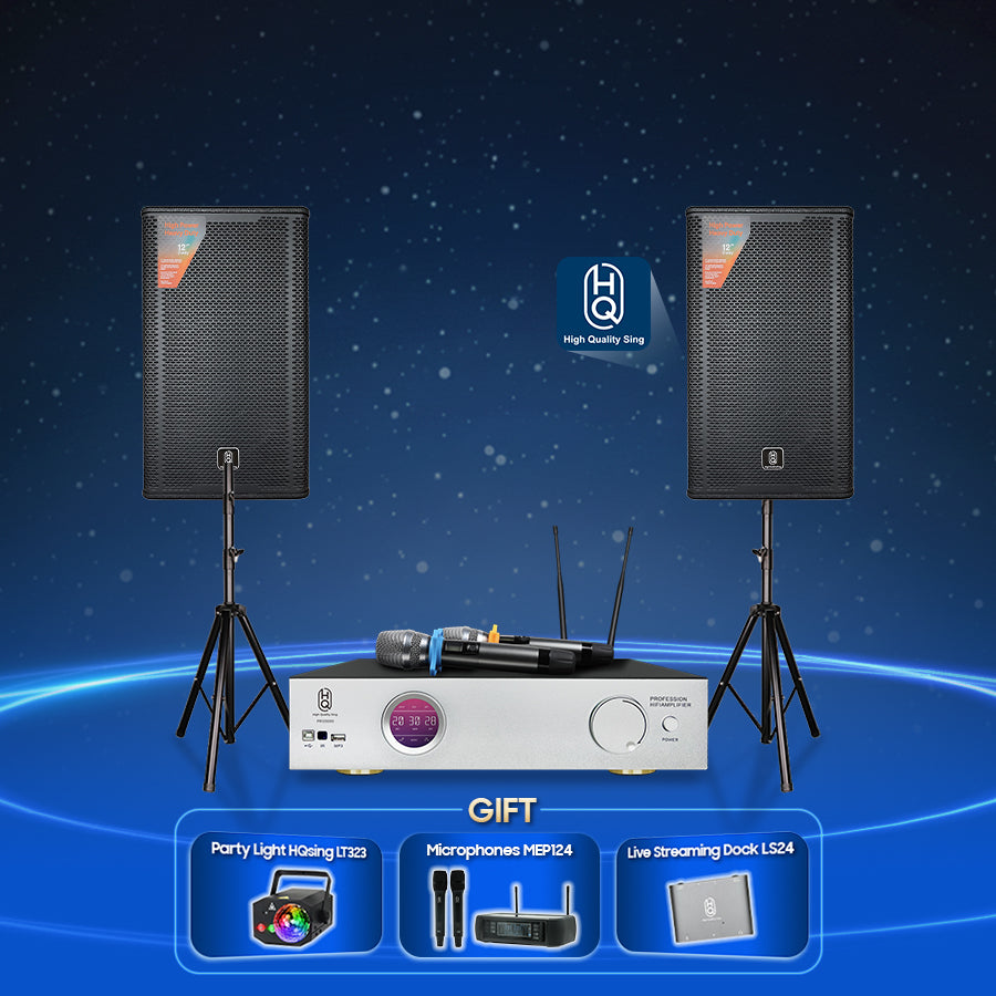 Karaoke Set Home HQsing PRO-5000 + Speakers HQsing S212