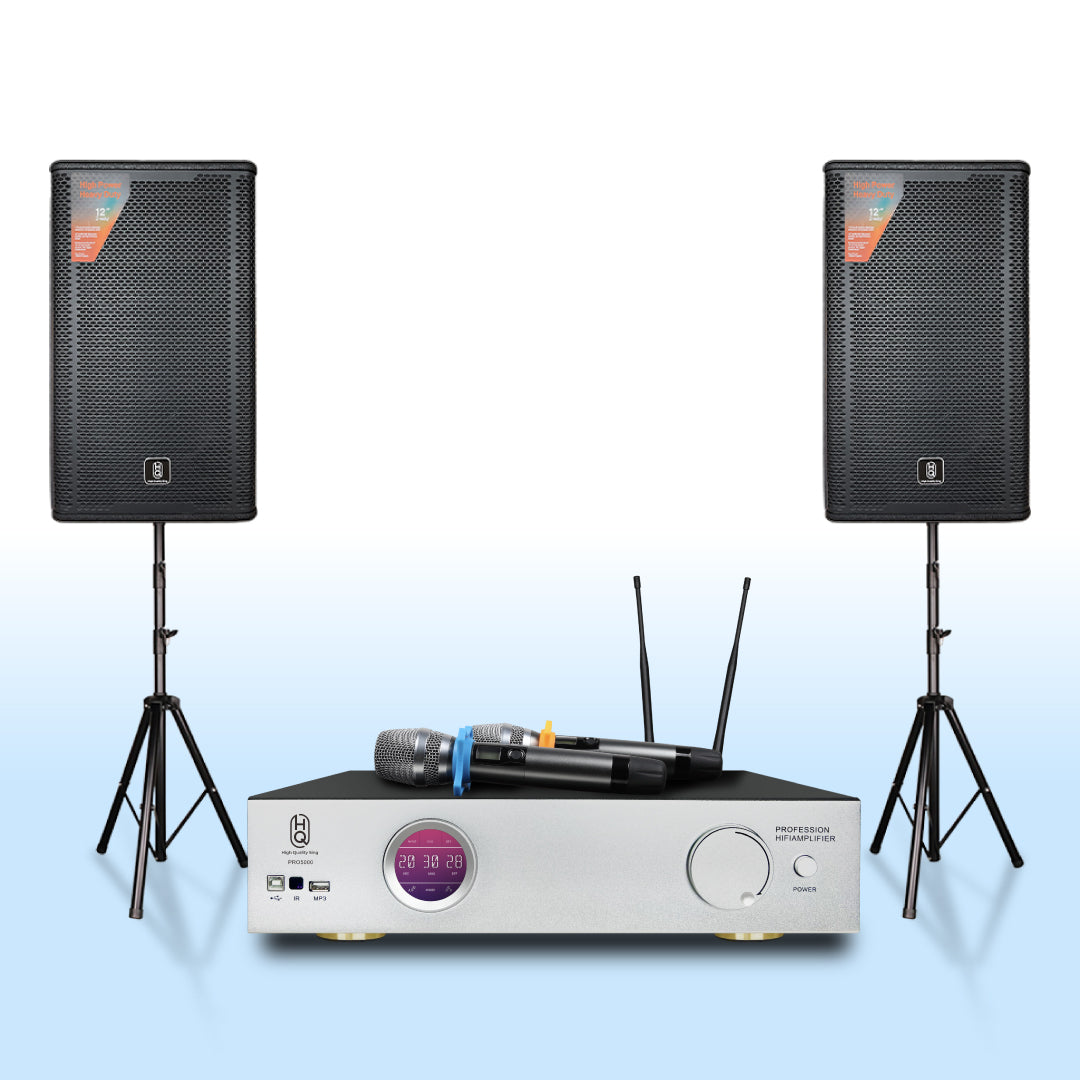 Karaoke Set Home HQsing PRO-5000 + Speakers HQsing S212