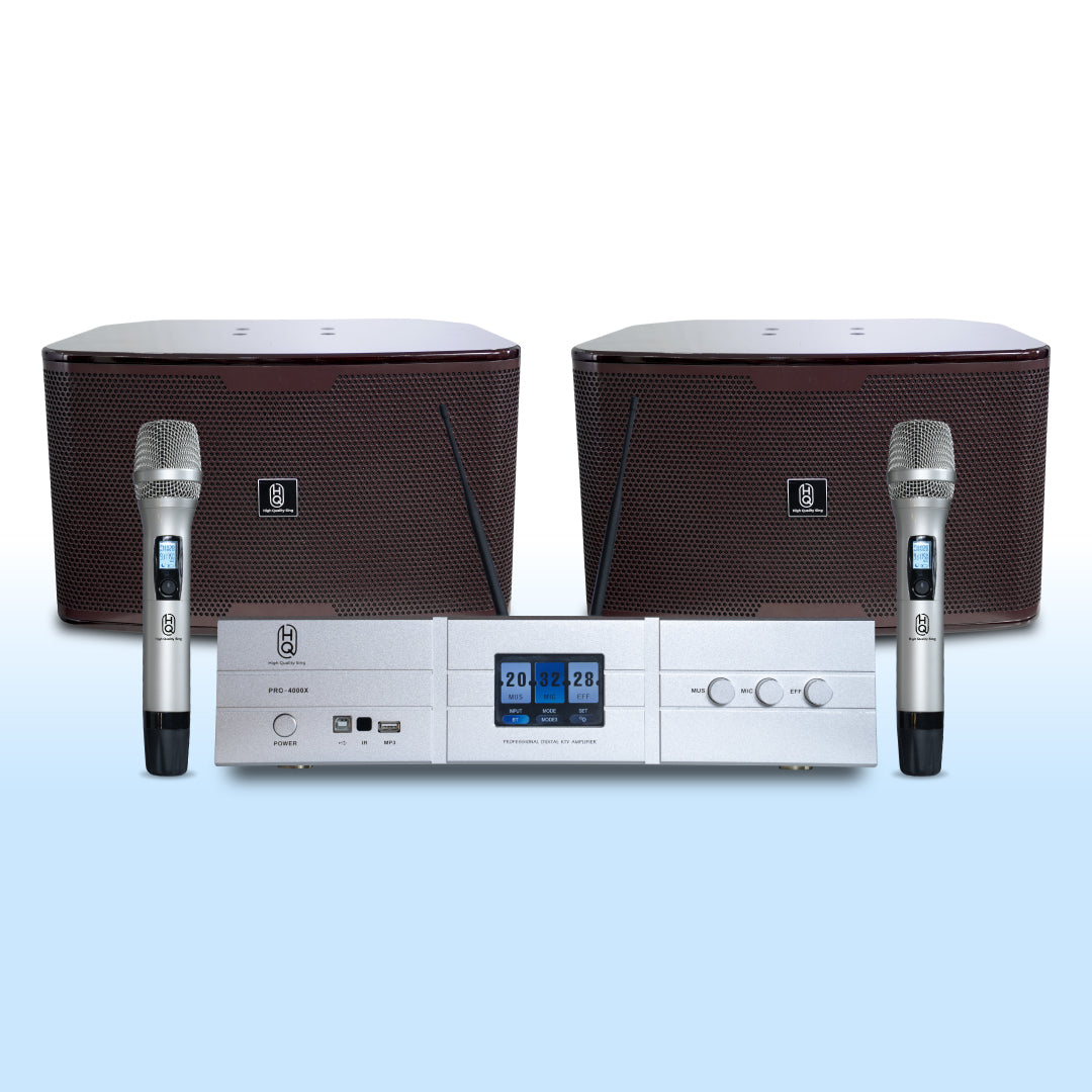 KARAOKE HOME HQSING PRO-4000X & SPEAKERS S312