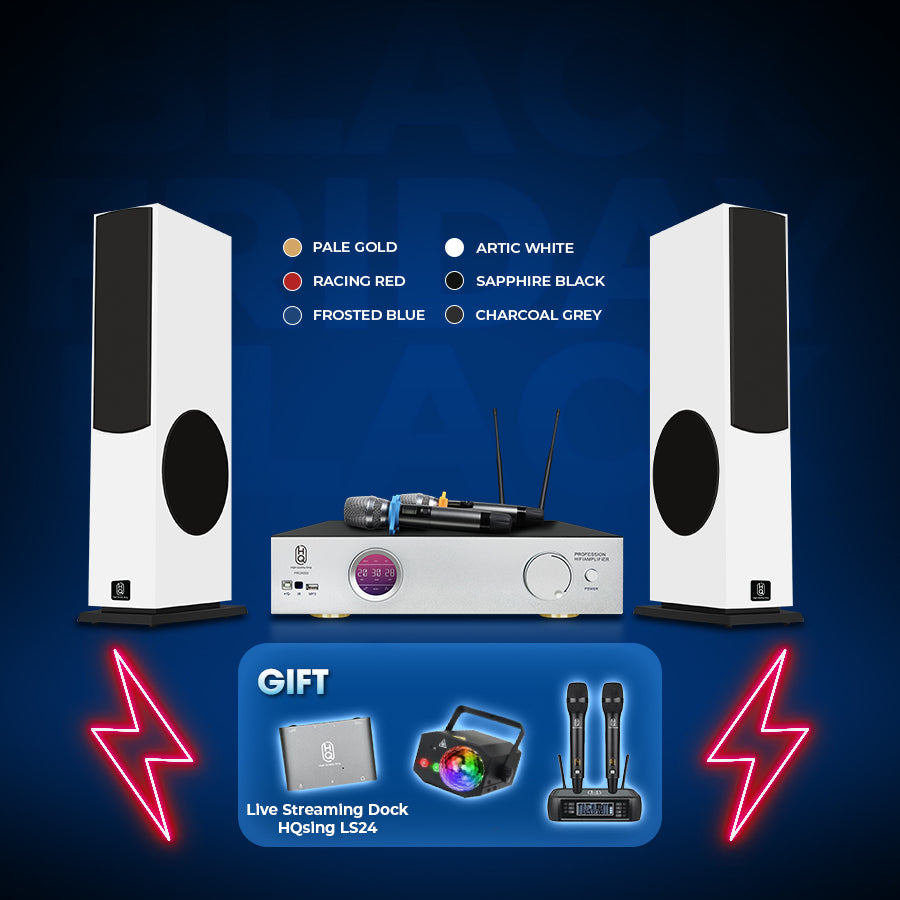 KARAOKE HOME MUSIC PRO5000 & SPEAKERS HQSING AURORA