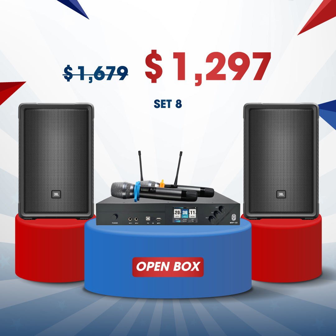 KARAOKE SET#8 OPEN BOX