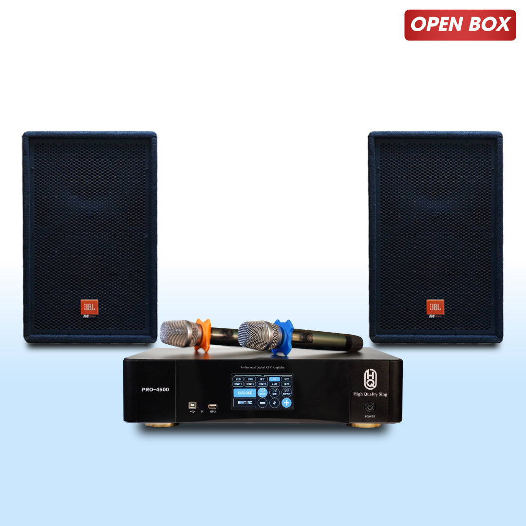 KARAOKE SET#9 OPEN BOX
