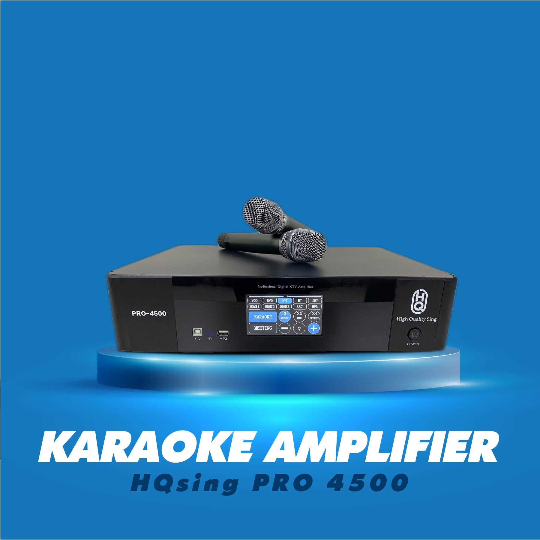 Karaoke Amplifier 3 in 1 PRO-4500