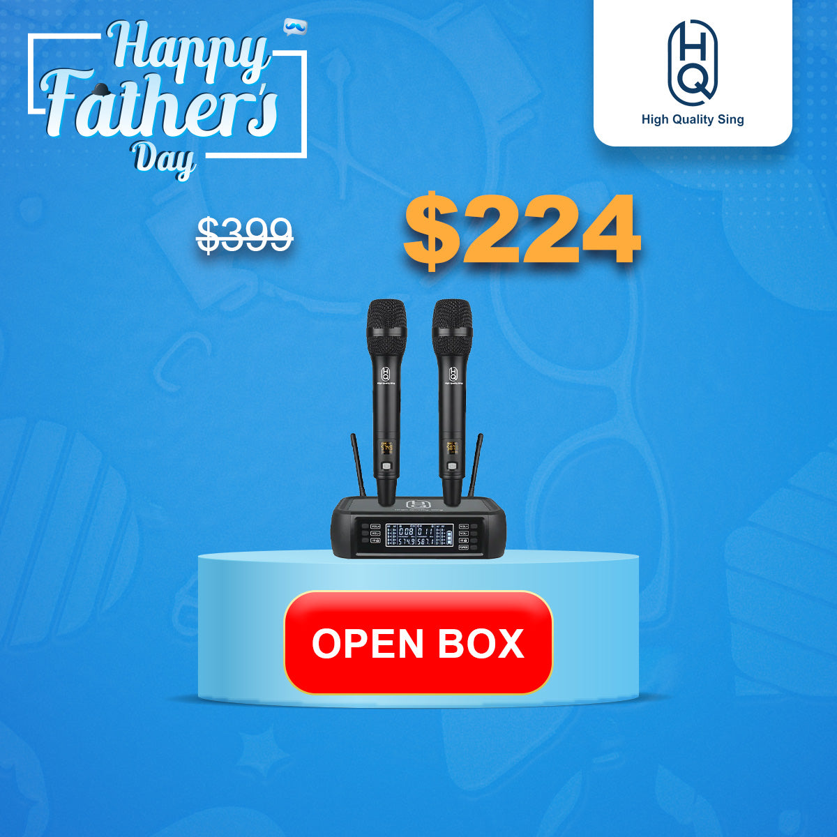 Microphones HQsing MEP124 Open Box