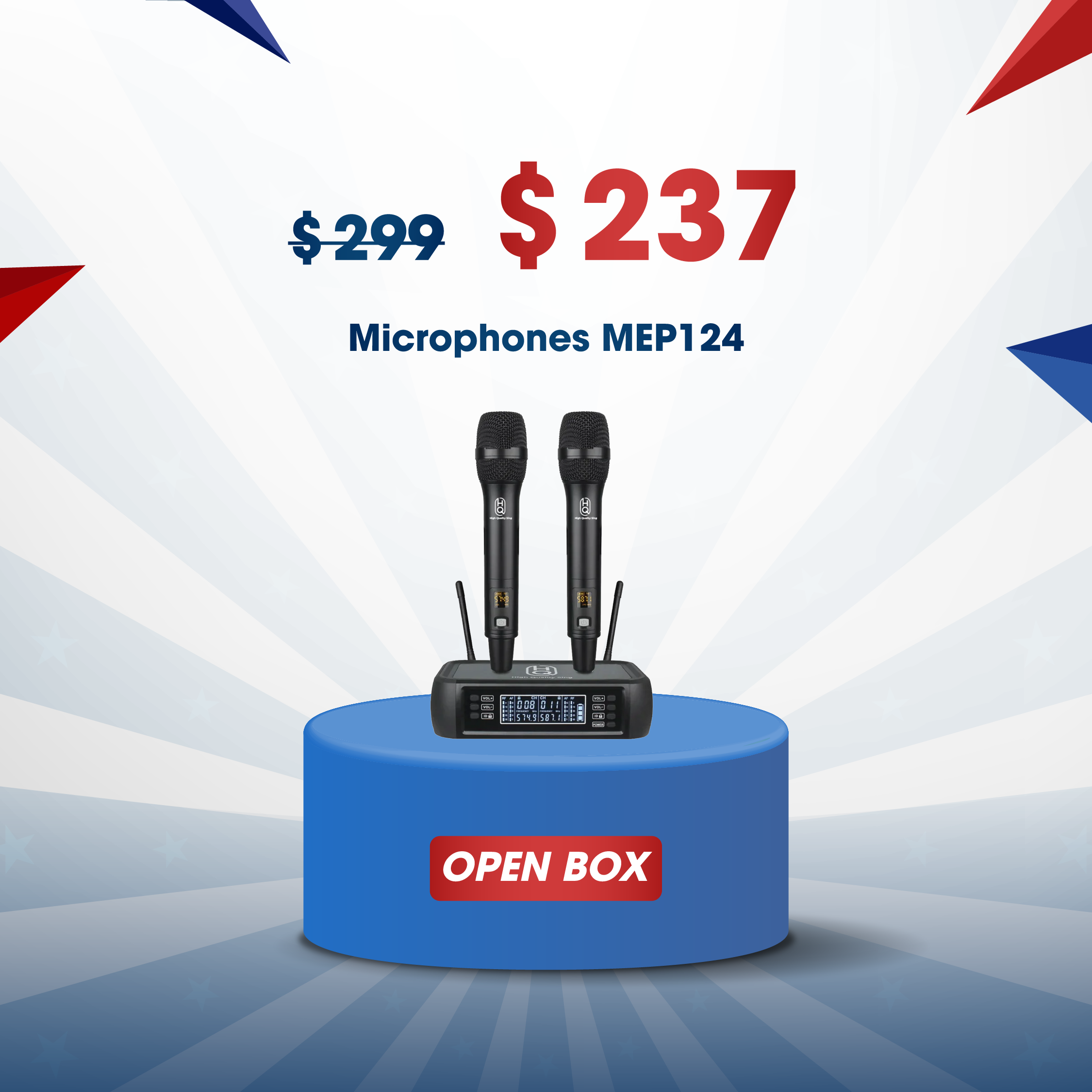 Microphones HQsing MEP124 Open Box