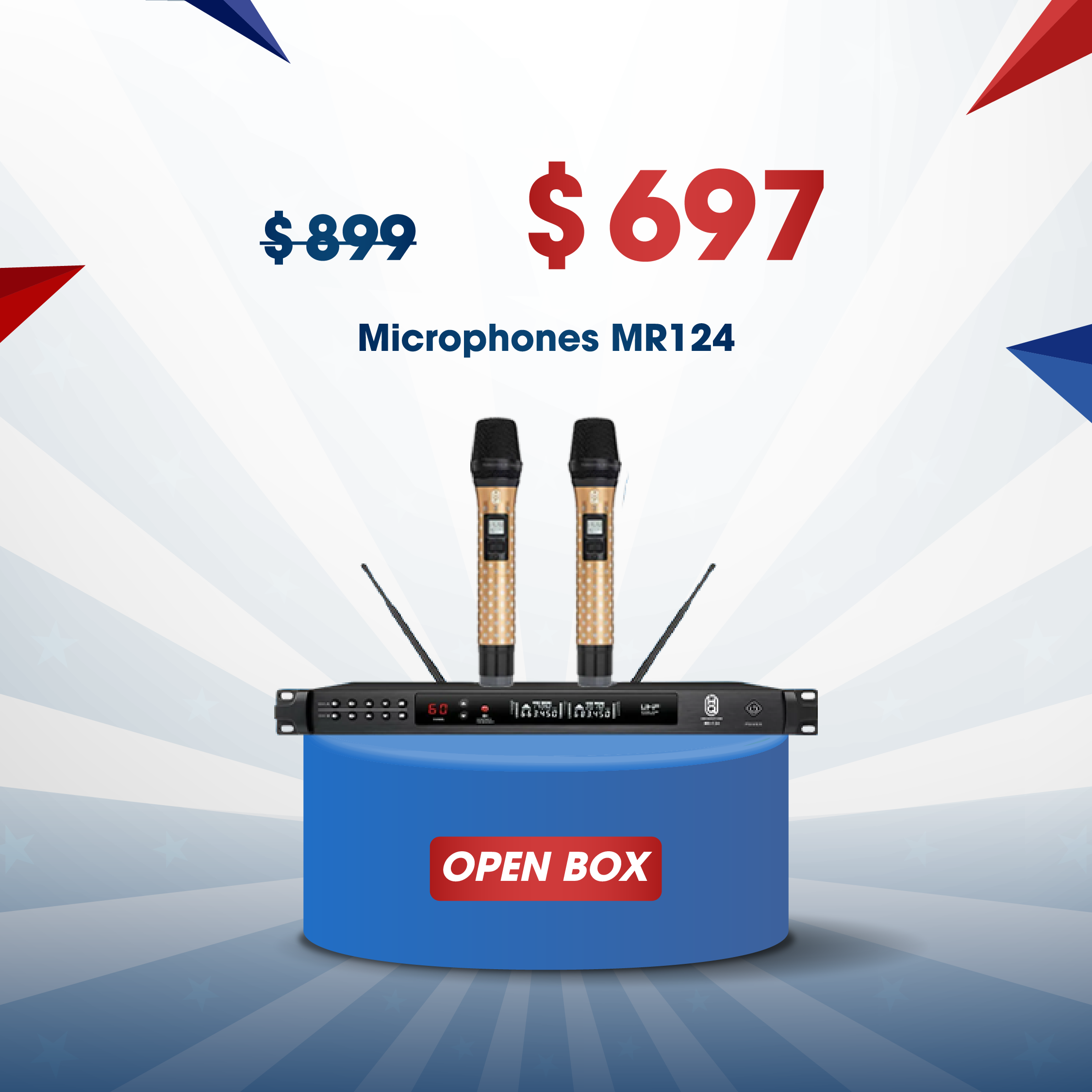 Microphones HQsing MR124 Open Box
