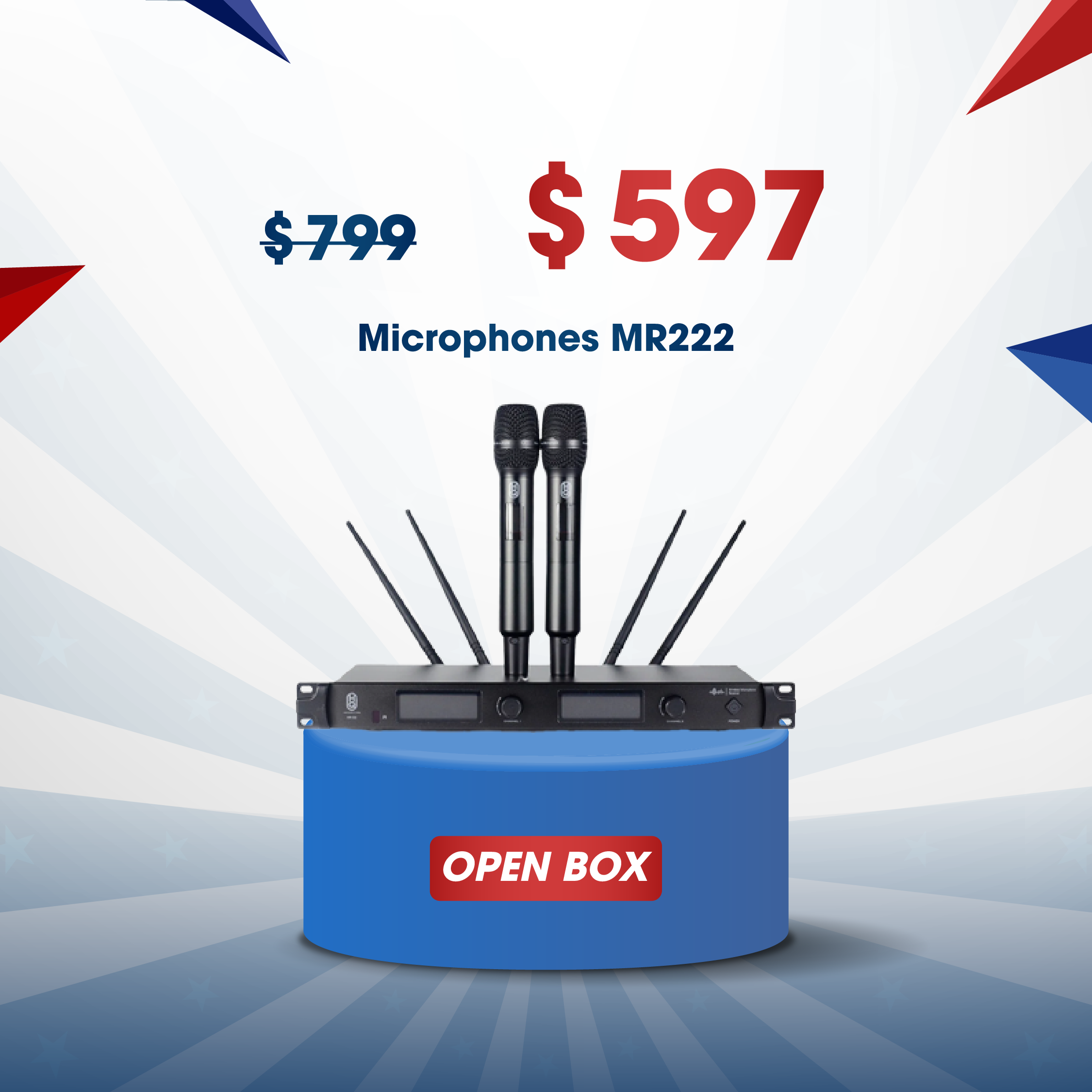 Microphones HQsing MR222 Open Box