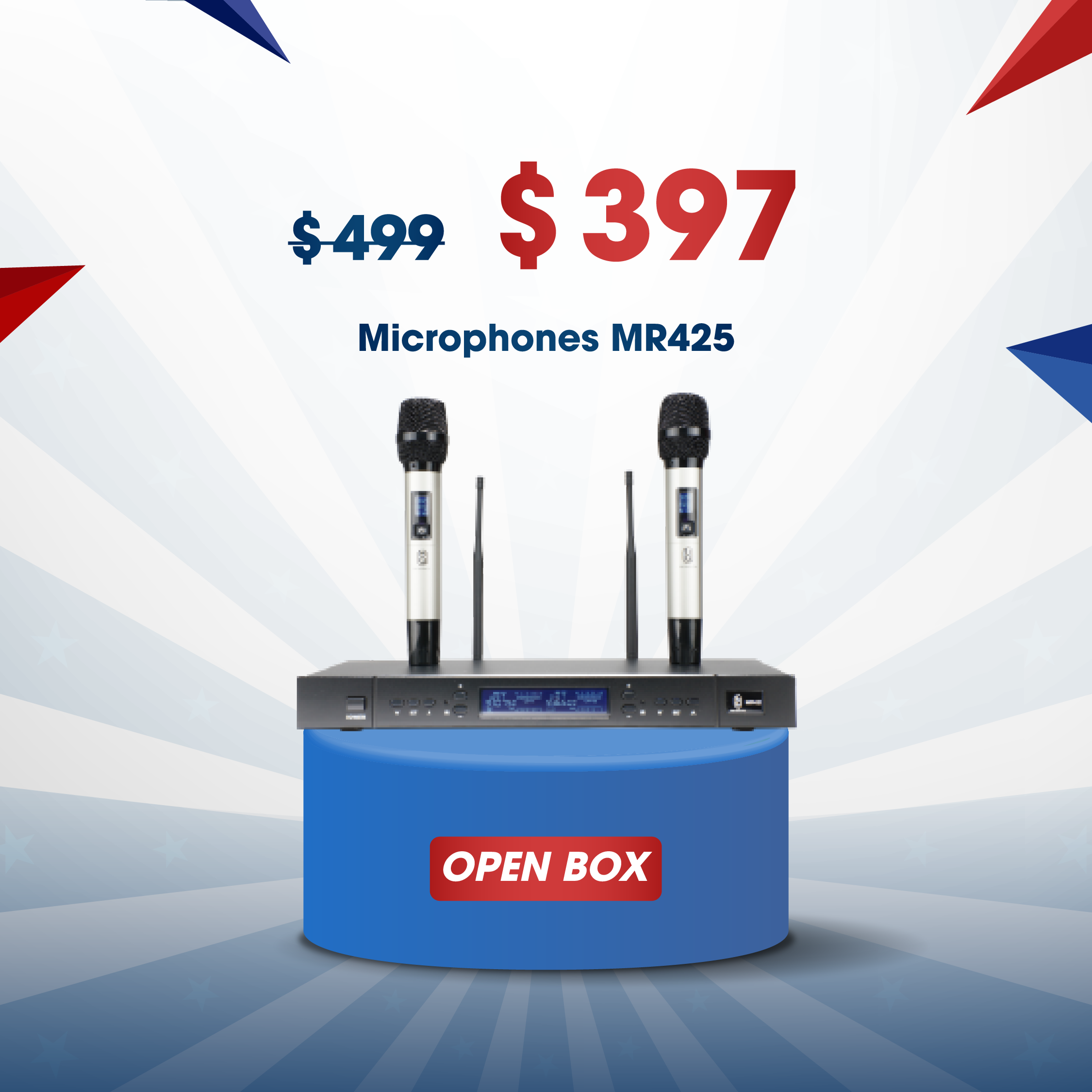 Microphones HQsing MR425 Open Box