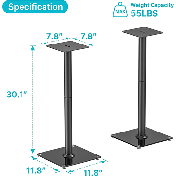 Để loa ST208 - Đế kính cường lực