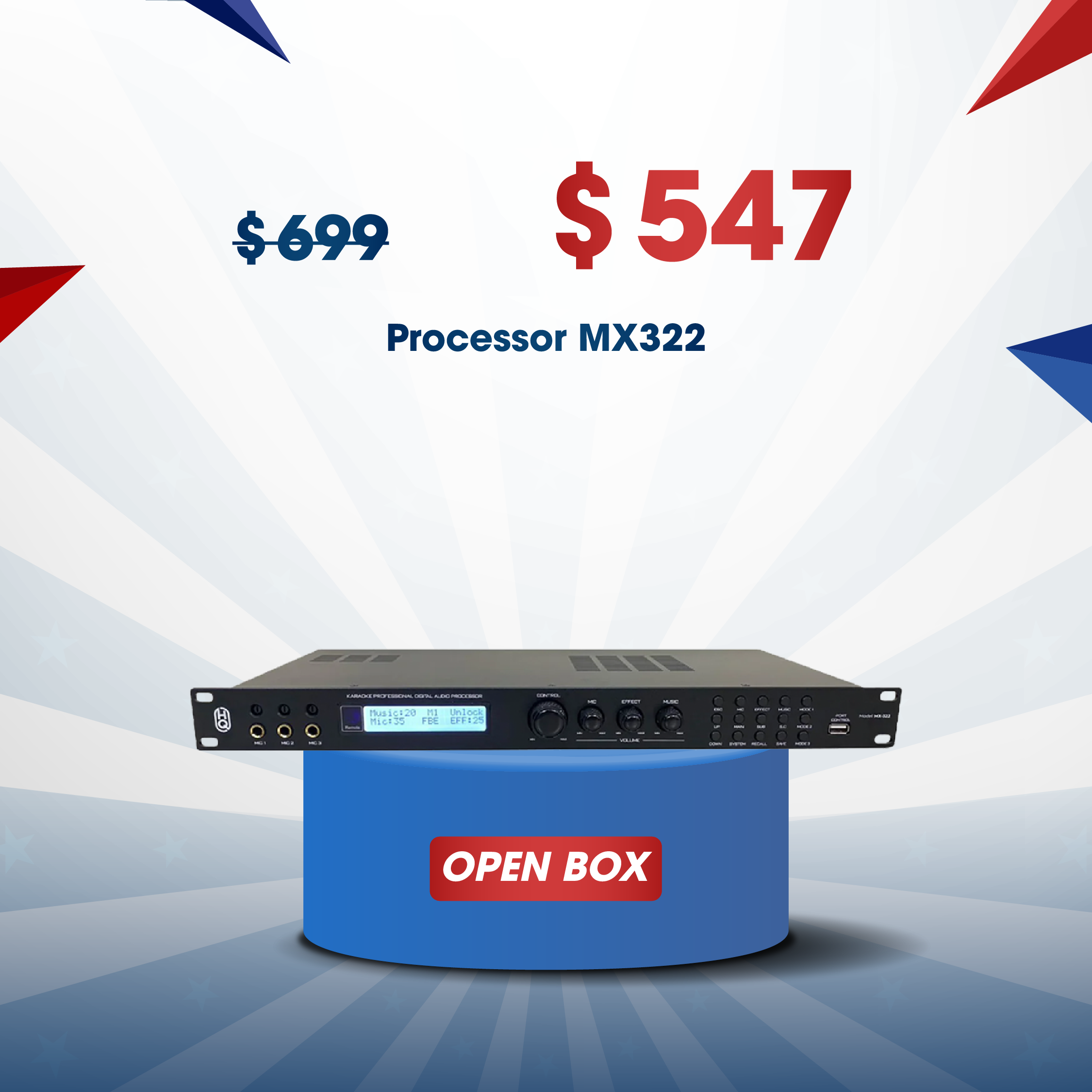 Processor HQsing MX322 Open Box