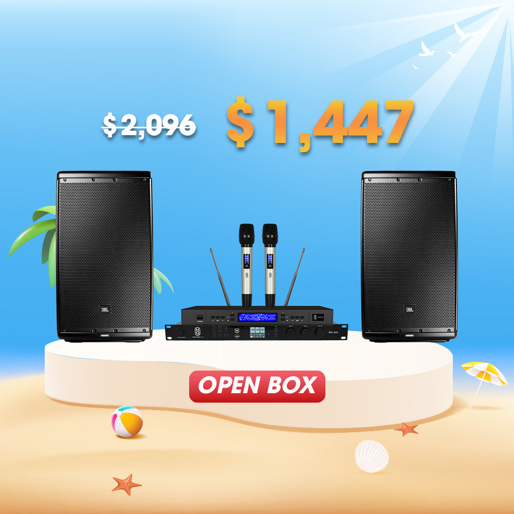 KARAOKE SET#2 OPEN BOX
