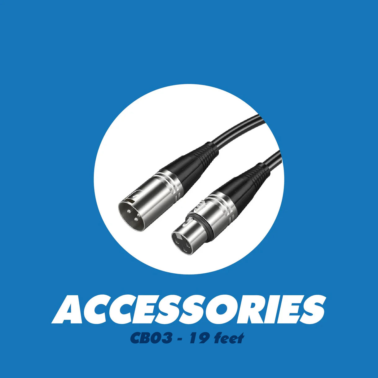 Cable XLR female to XLR Male