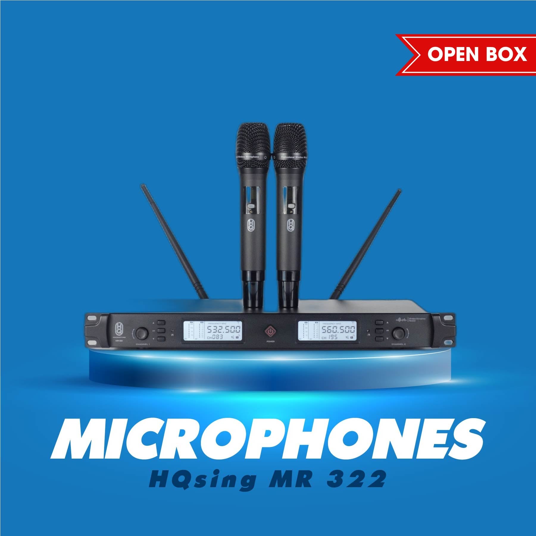 '' Microphones MR322 '' -- OPEN BOX